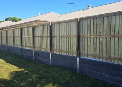 Nimbin fence and retaining wall construction