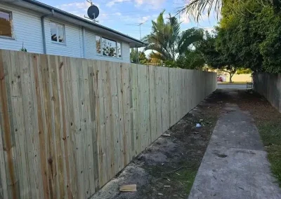 timber fencing Howards Grass