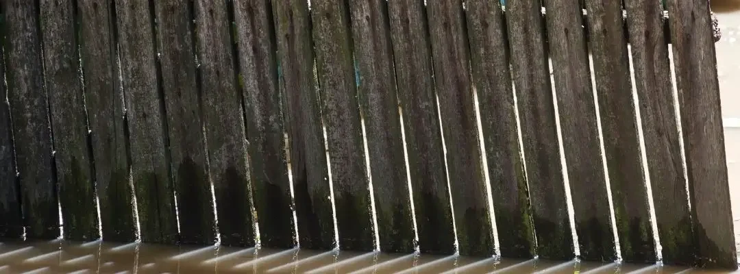 Replacing a Flood Damaged Fence