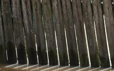 Replacing a Flood Damaged Fence