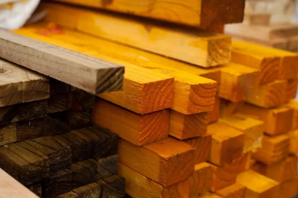 treated timber boards